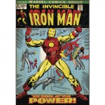 Grand sticker Iron Man 70 x 87 cm