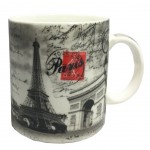 Tasse Jumbo Paris 11 cm - Modle Noir et blanc