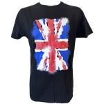 T-shirt Union Jack noir taille L