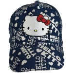 Casquette Hello Kitty bleu jean 54 cm