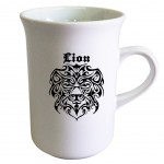 Tasse haute en cramique Lion