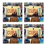 Set de 4 sous-verre Cuba Cbkreation