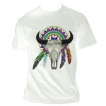 Tee-Shirt Homme Tte de Buffle Boho taille L