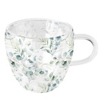 Tasse  th en verre double paroi 200 ml - Eucalyptus