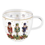 Tasse  th en verre double paroi nutcracker