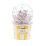 Petite boite  dents de lait pot de glace boule  paillettes