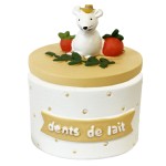 Petite boite  dents de lait souris Gabrielle blanche