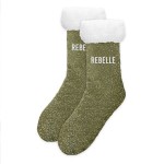 Paire de chaussettes moumoutes  paillettes rebelle en pause