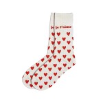 Paire de chaussettes pailletes je t'aime