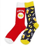 Paire de chaussettes chips apro dpareilles