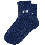 Une paire de chaussettes paillettes Ppite