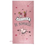 Serviette de plage Ma place de bombasse