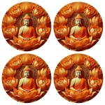 Set de 4 dessous de verres sagesse de bouddha Cbkreation