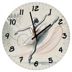 Horloge en verre danseuse 29 cm