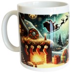 Mug en cramique nuit de nol - CBKreation