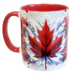 Tasse en cramique canada neige Cbkreation