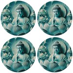 Set de 4 dessous de verres sagesse de bouddha Cbkreation