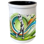 Porte stylos multicouleurs golf