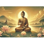 Tapis de souris quitude de Bouddha - CBKreation