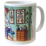 Mug en cramique blanche Ostopathe