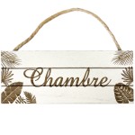 Plaque de porte pour chambre