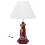 Lampe phare maritime rouge 48 cm