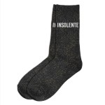 Paire de chaussettes Paillettes insolente noir