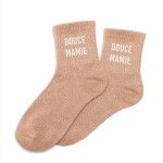 Paire de chaussettes paillettes douce mamie