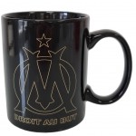 Tasse en cramique logo Or OM Noir