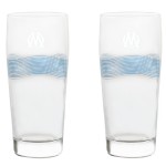 Coffret de 2 verres  bire Olympique de Marseille