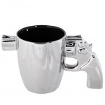 Tasse en cramique Argent Gun