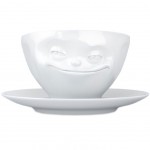 Tasse et sous tasse en porcelaine Humeur Tassen 200 ml