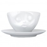 Tasse et sous tasse en porcelaine Humeur Tassen 200 ml