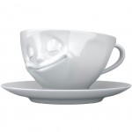 Tasse et sous tasse en porcelaine Humeur Tassen 200 ml