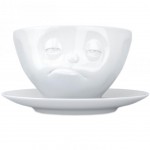 Tasse et sous tasse en porcelaine Humeur Tassen 200 ml