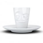 Tasse et sous tasse expresso en Porcelaine Tassen - Malicieux