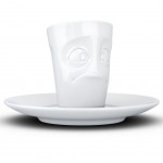 Tasse et sous tasse expresso en Porcelaine Tassen - Perplexe