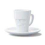 Tasse et sous tasse expresso en Porcelaine Tassen - Grincheux