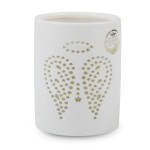 Bougie  la cire de soja ange gardien heart and home