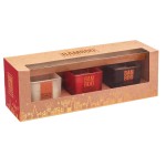 Coffret cadeau de 3 bougies co responsable heart and home