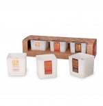 Set de 3 bougies bambou