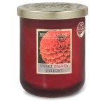 Grande bougie  la cire de soja Dahlia Royal - Heart and Home