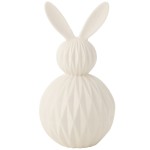 Lampe LED lapin en porcelaine 25 cm