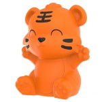 Veilleuse petit tigre  dfilement de couleurs 9 cm