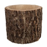 Grand cache pot en corce de paulownia 30 cm