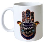 Tasse en cramique Main de Fatma par Cbkreation