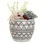 Cache-pot garni boho tribal en rsine