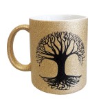 Tasse Bronze en cramique Arbre de Vie par Cbkreation