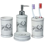 Set de salle de bain Perfect Life - 4 pices