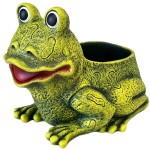 Cache pot grenouille compatible extrieur